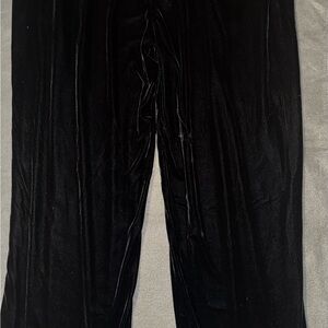 OLD NAVY Black Velvet Pants NWT size L